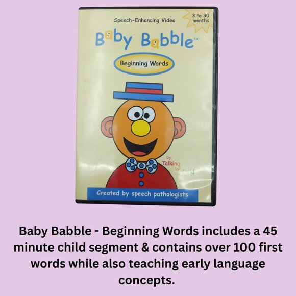 Speech Therapy Materials Pre Owned - Baby Babble DVD Set of 3 - Picture 3 of 12